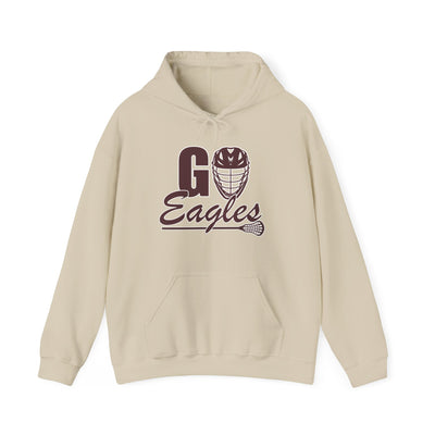 Adult Unisex Go Eagles Lacrosse Graphic Hoodie