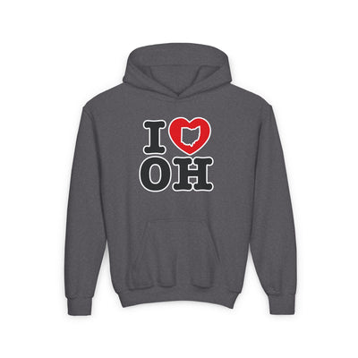 Youth I Heart OH Graphic Hoodie