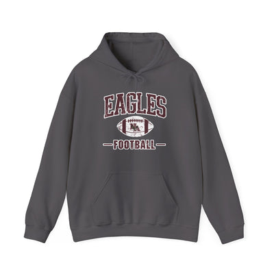 Adult Unisex Eagles Football Vintage Distressed Graphic Hoodie