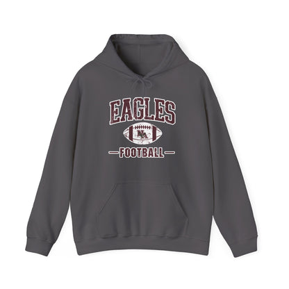 Adult Unisex Eagles Football Vintage Distressed Graphic Hoodie