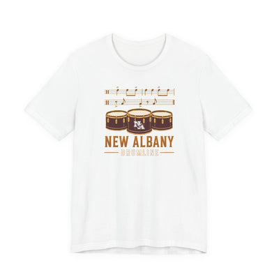 Adult Unisex New Albany Band Drumline Graphic Short Sleeve Bella + Canvas Soft Tee