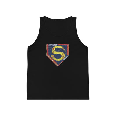 Youth Stingers Softball Distressed Logo Graphic Bella + Canvas Tank