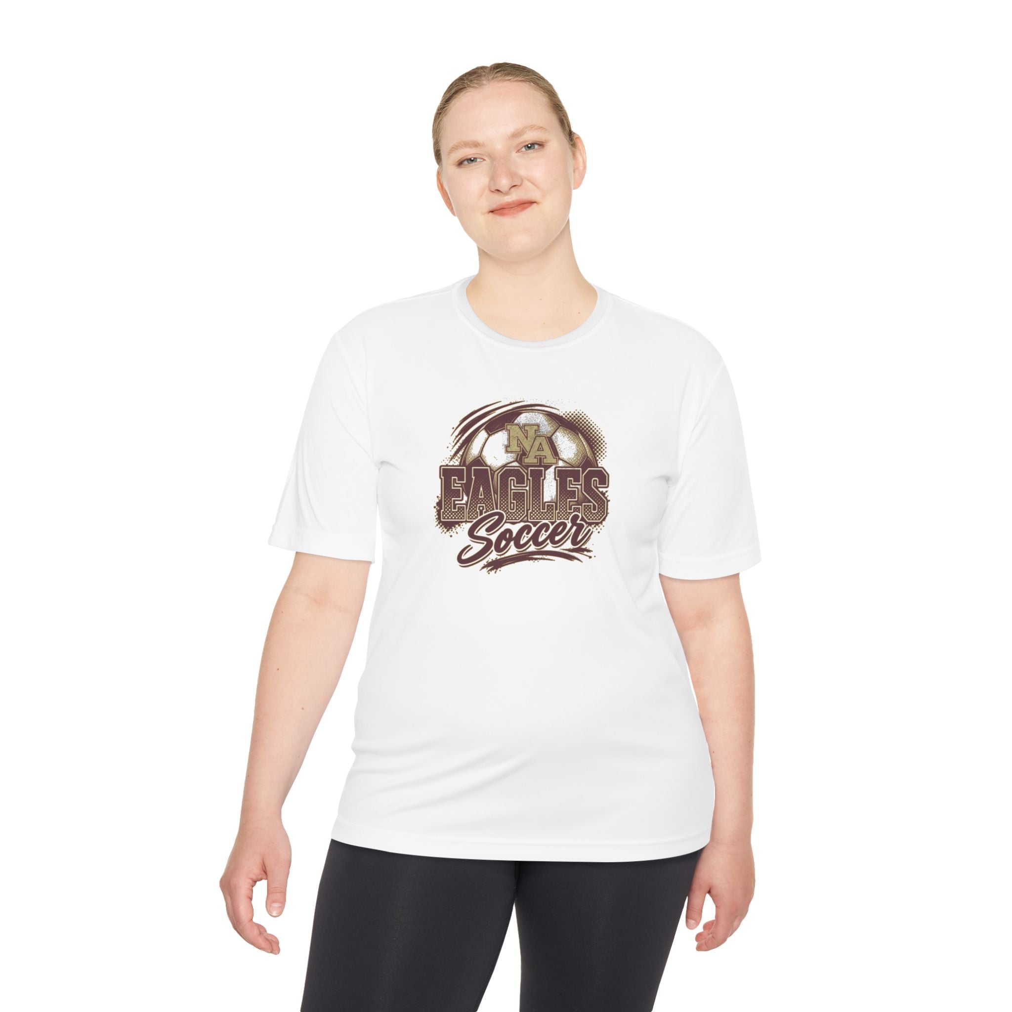 Adult Unisex New Albany Eagles Ombre Soccer Graphic Sport-Tek Competitor Performance Tee