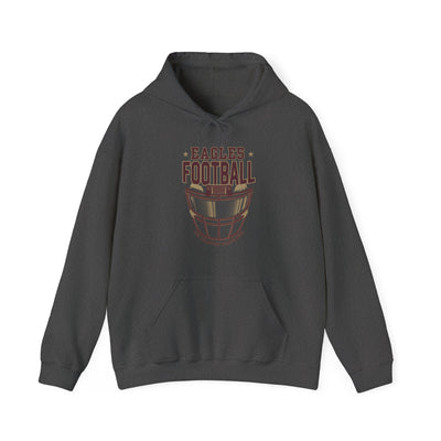 Adult Unisex Eagles Maroon Hype Helmet Graphic Hoodie