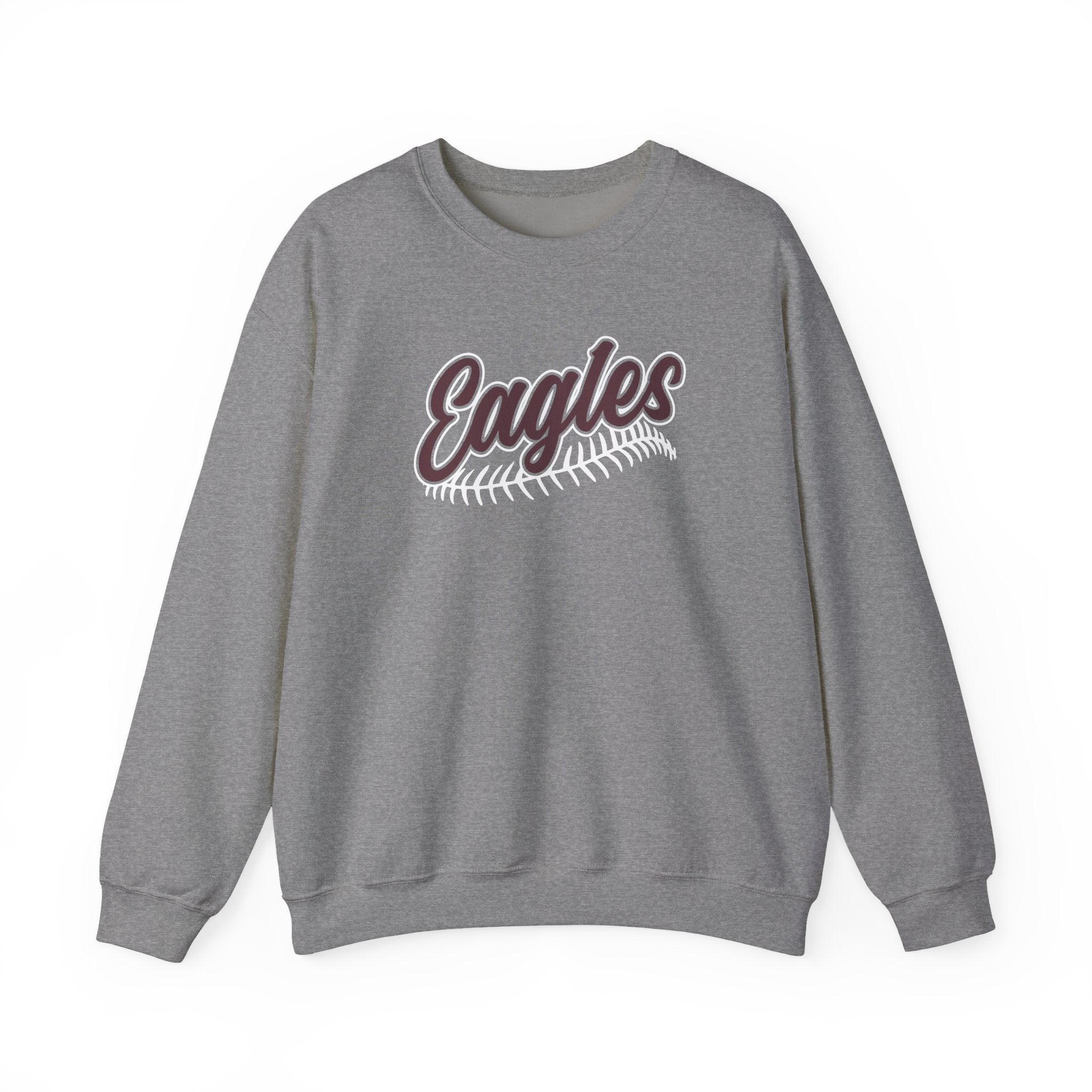 Adult Unisex New Albany Script Stitch Eagles Graphic Sweatshirt