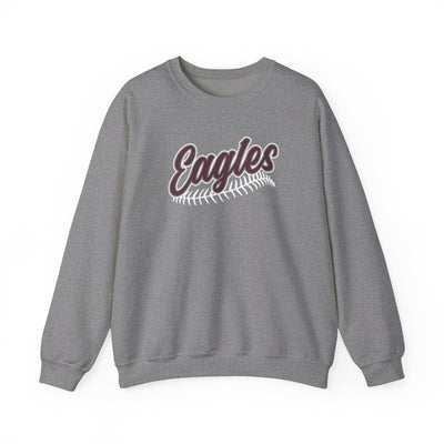 Adult Unisex New Albany Script Stitch Eagles Graphic Sweatshirt