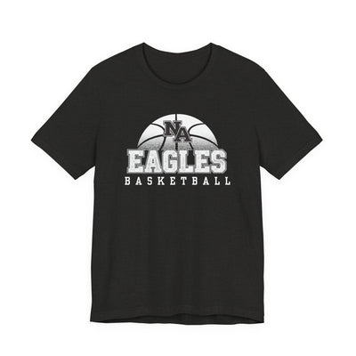 Adult Unisex New Albany Eagles Basketball Fast Break Graphic Short Sleeve Soft Tee