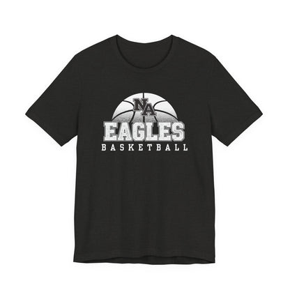 Adult Unisex New Albany Eagles Basketball Fast Break Graphic Short Sleeve Soft Tee