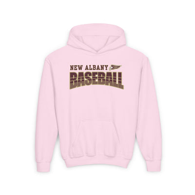 Youth Eagles Line Drive Baseball Graphic Hoodie