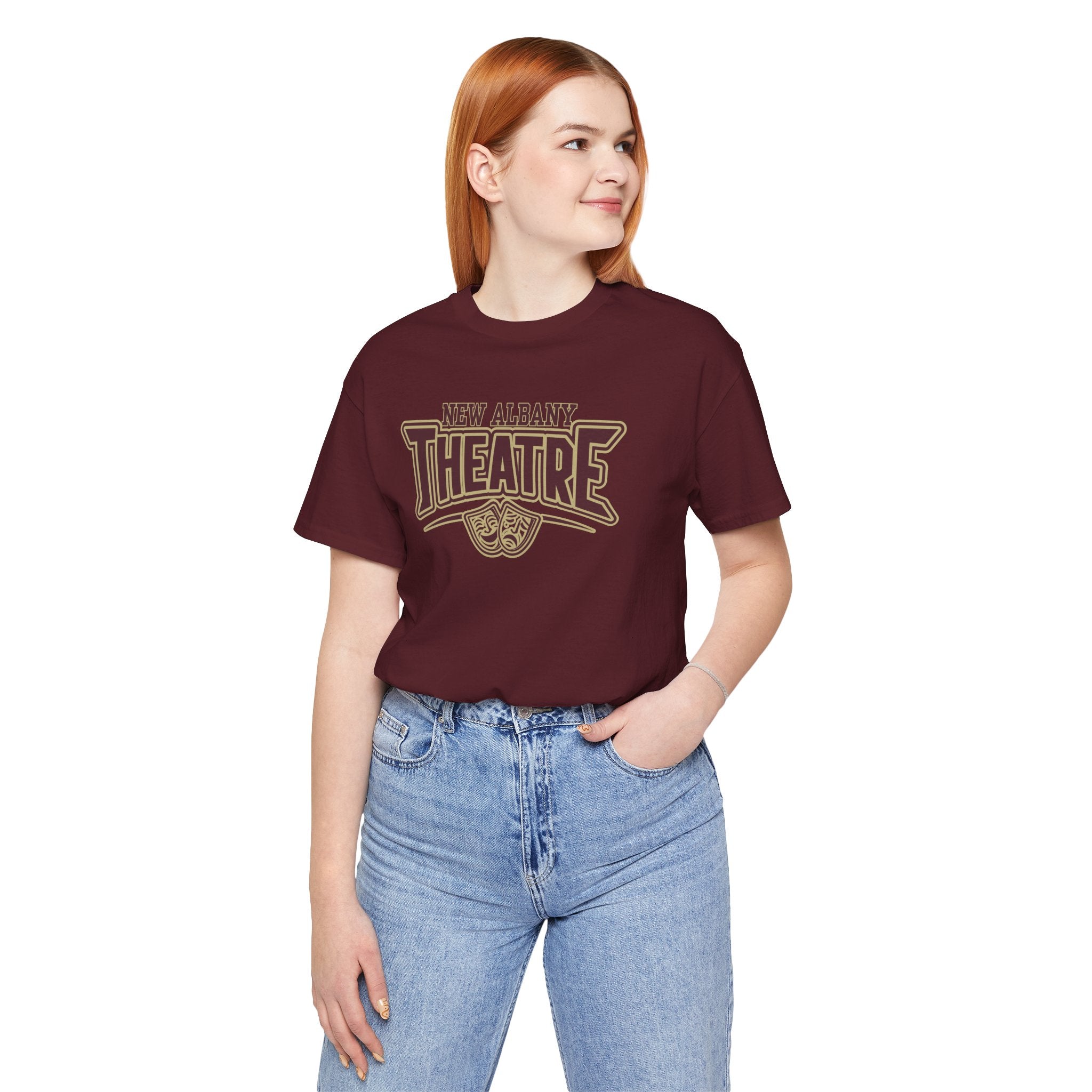 Adult Unisex New Albany Theatre Showtime Graphic Short Sleeve Soft Tee