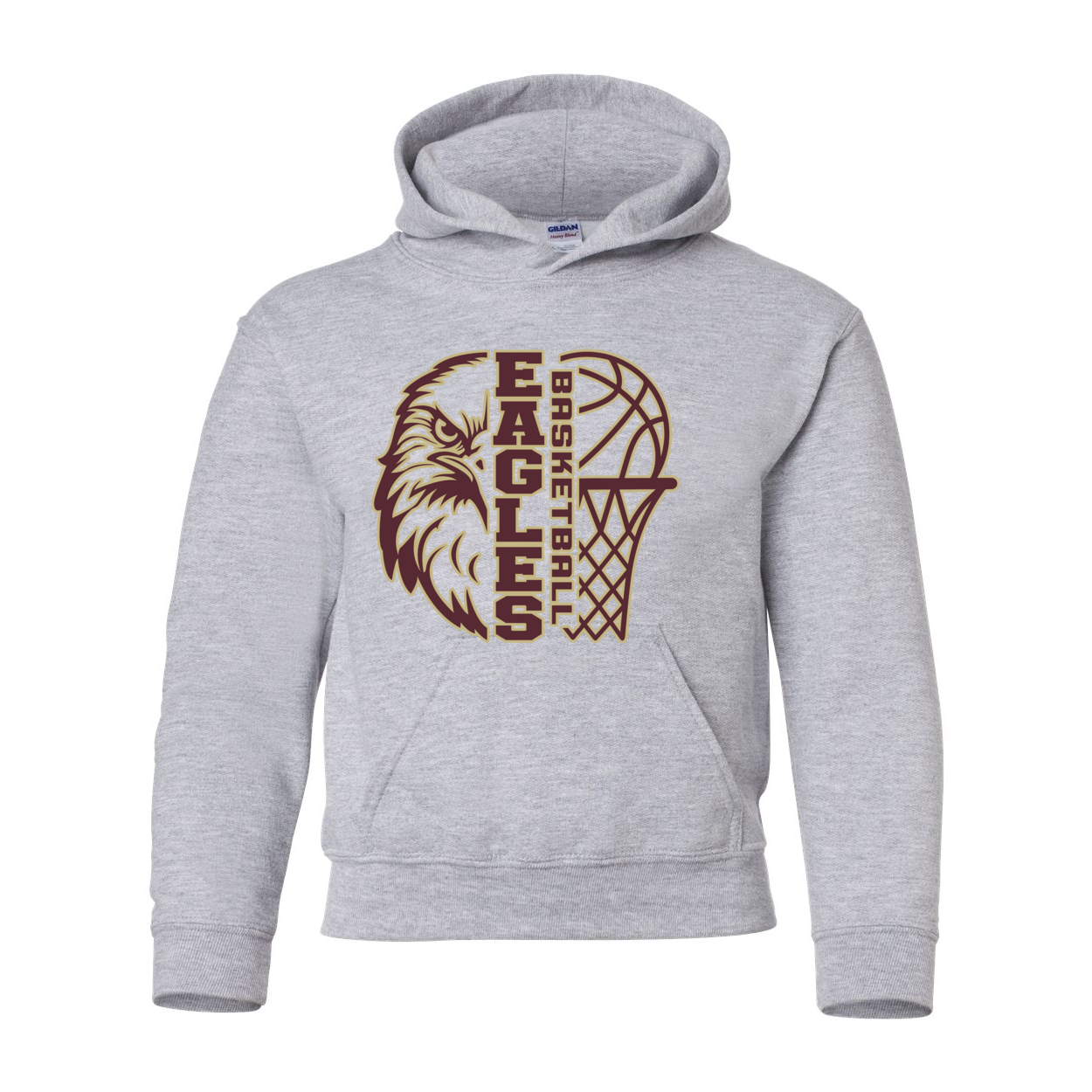 Youth Epic Eagles Basketball Graphic Hoodie