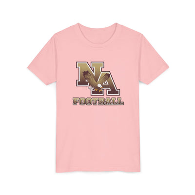 Youth New Albany Ombre Eagle Logo Graphic Short Sleeve Bella + Canvas Soft Tee