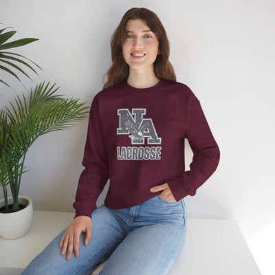 Adult Unisex Vintage Distressed Classic Logo Lacrosse Graphic Sweatshirt