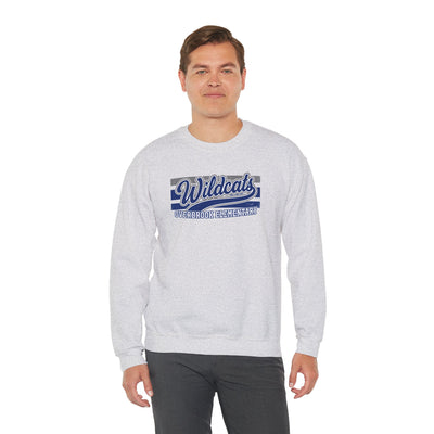 Adult Unisex Overbrook Elementary Wildcats Vintage Distressed Spirit Graphic Sweatshirt