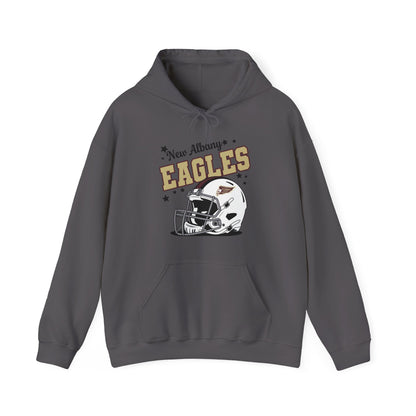 Adult Unisex New Albany Eagles Football Pride Graphic Hoodie
