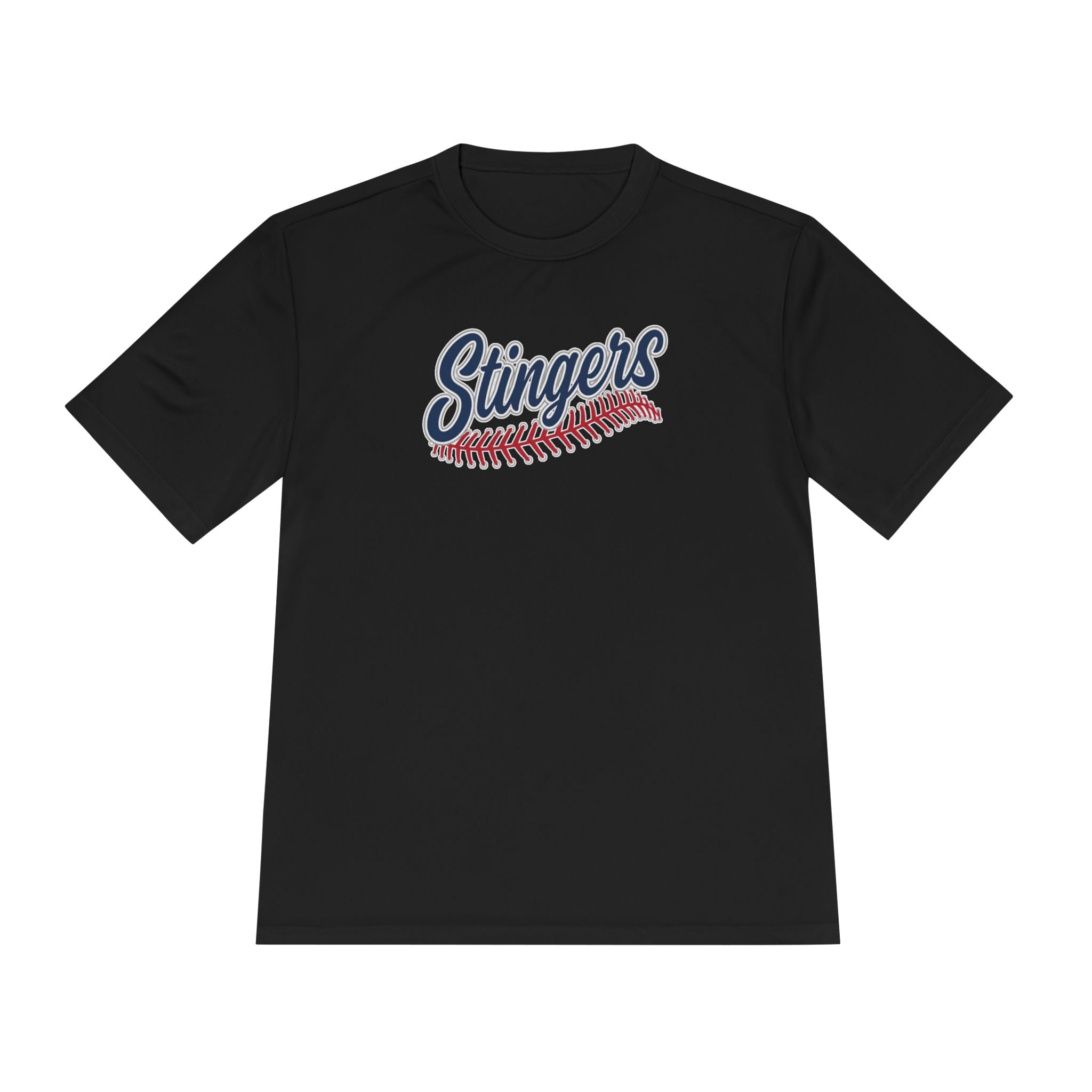 Adult Unisex Stingers Softball Stitches Graphic Sport-Tek Competitor Performance Tee