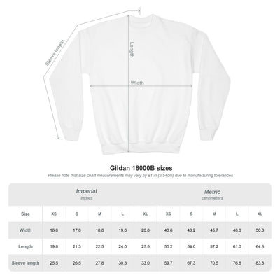 Youth New Albany Football Defend the Field Graphic Gildan Heavy Blend Sweatshirt