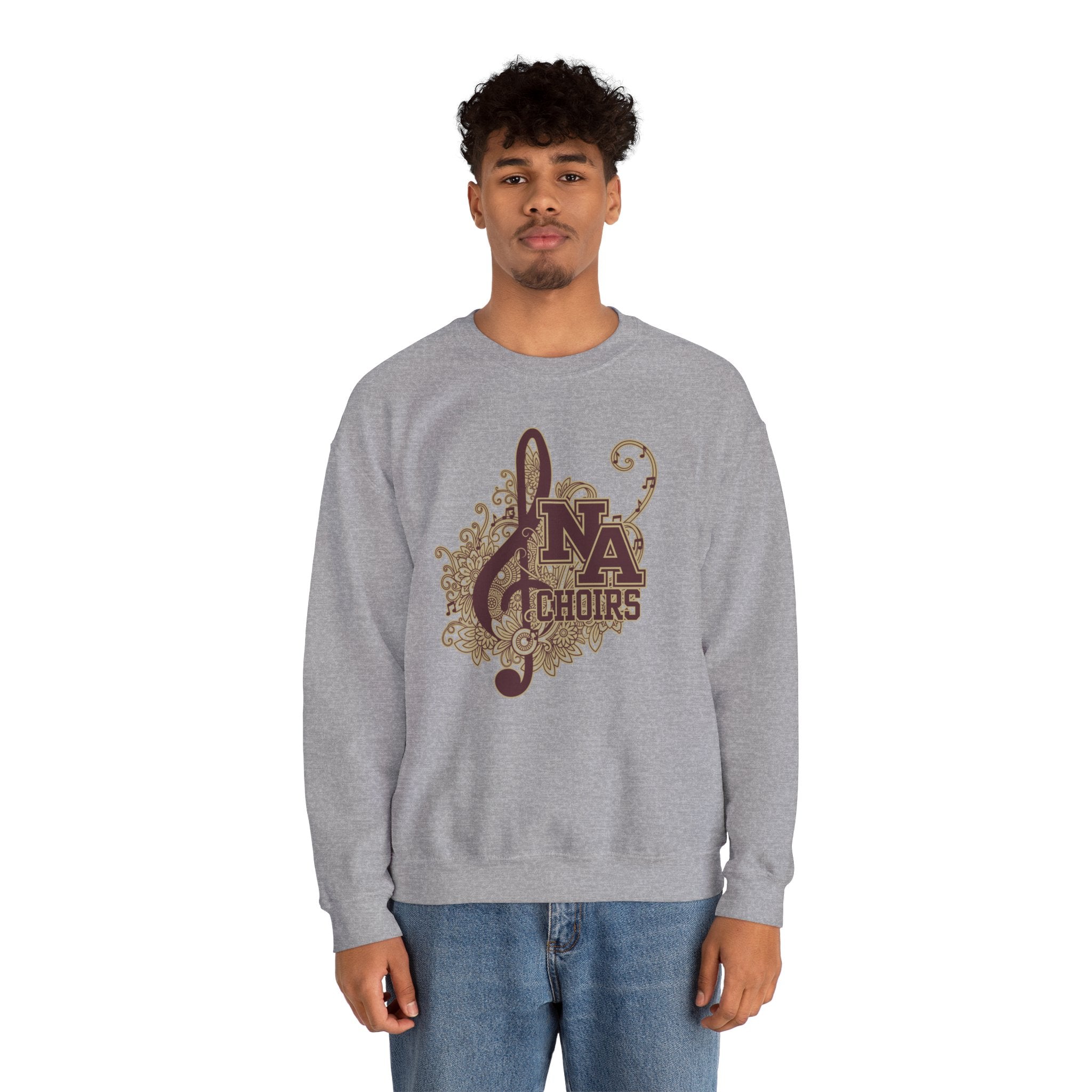 Adult Unisex Floral Medley Choirs Graphic Sweatshirt