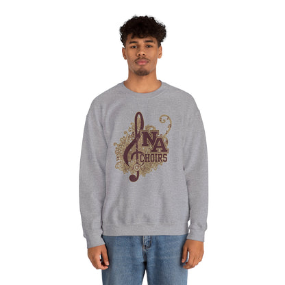 Adult Unisex Floral Medley Choirs Graphic Sweatshirt