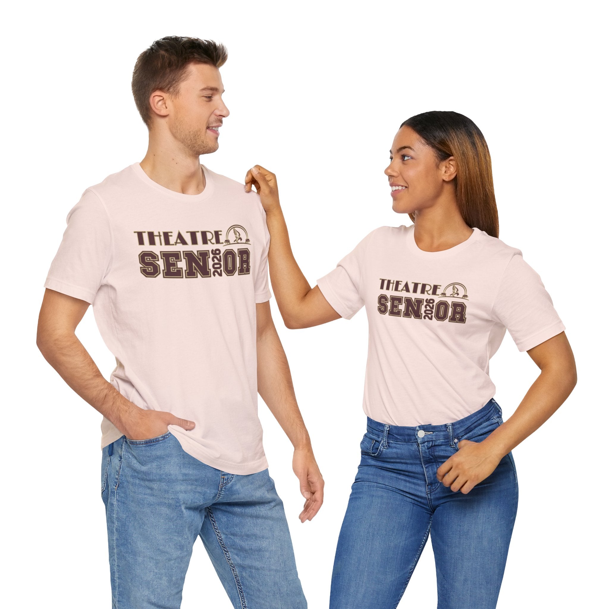 Adult Unisex Theatre Senior Graphic Short Sleeve Soft Tee