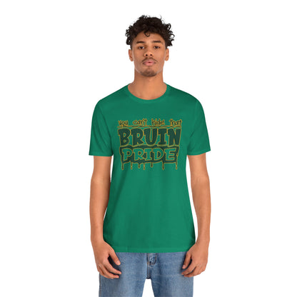 Adult Unisex Bruin Pride Drip Graphic Short Sleeve Soft Tee