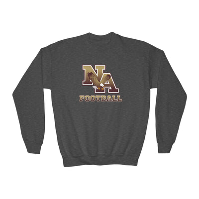 Youth New Albany Ombre Eagle Logo Graphic Gildan Heavy Blend Sweatshirt