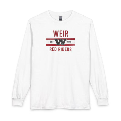 Adult Unisex Weirton Distressed Heritage Graphic Long Sleeve Gildan Tee