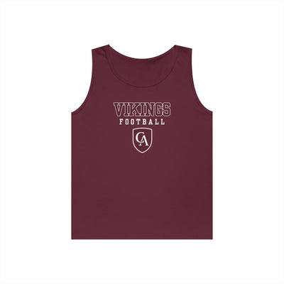Adult Unisex Columbus Academy Vikings Football Graphic Gildan Heavy Blend Cotton Tank