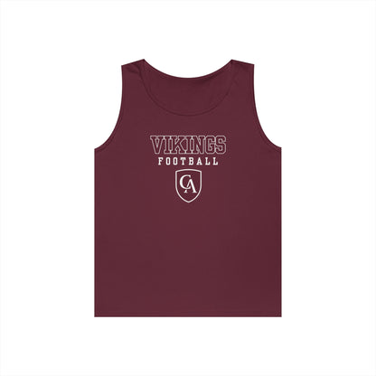 Adult Unisex Columbus Academy Vikings Football Graphic Gildan Heavy Blend Cotton Tank