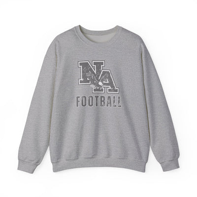 Adult Unisex New Albany Distressed Vintage Football Logo Graphic Sweatshirt