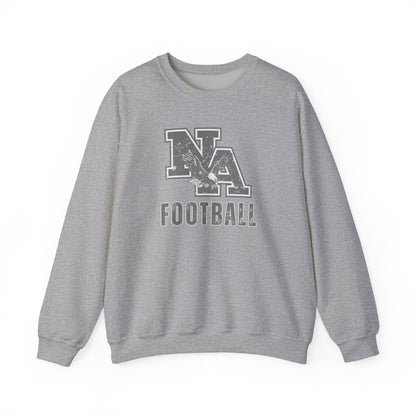 Adult Unisex New Albany Distressed Vintage Football Logo Graphic Sweatshirt