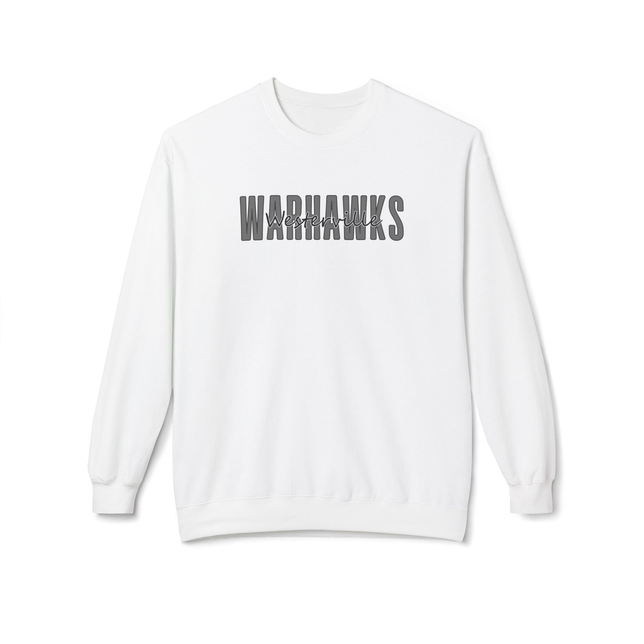 Adult Unisex Westerville Central Warhawks Spirit Script Graphic Soft Style Sweatshirt