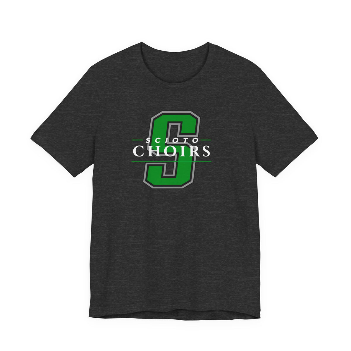 Adult Unisex Dublin Scioto Choirs Classic Logo Graphic Short Sleeve Soft Tee