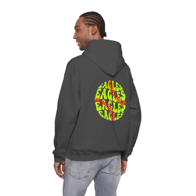 Adult Unisex New Albany Eagles Curveball Graphic Hoodie