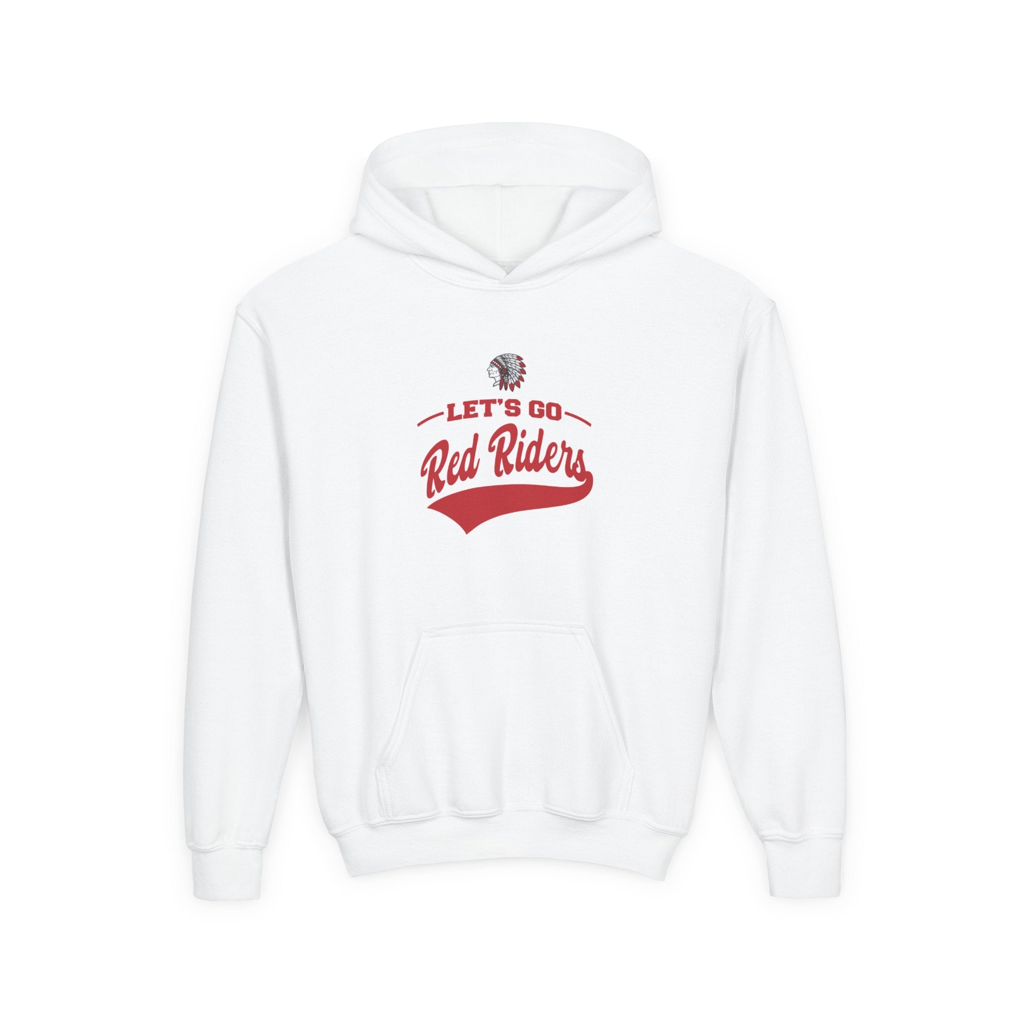 Youth Let's Go Red Riders Graphic Hoodie