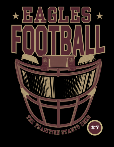 Youth Choose your Graphic Hoodie with Customized Back - New Albany Football