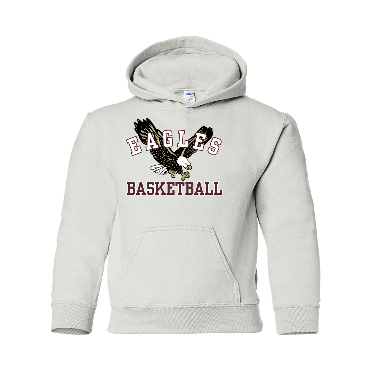 Youth Flying Eagle Basketball Graphic Hoodie