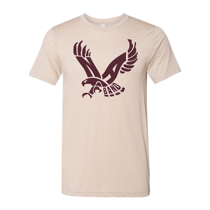 Adult Unisex Super Soft Band Eagle Graphic Short Sleeve Tee