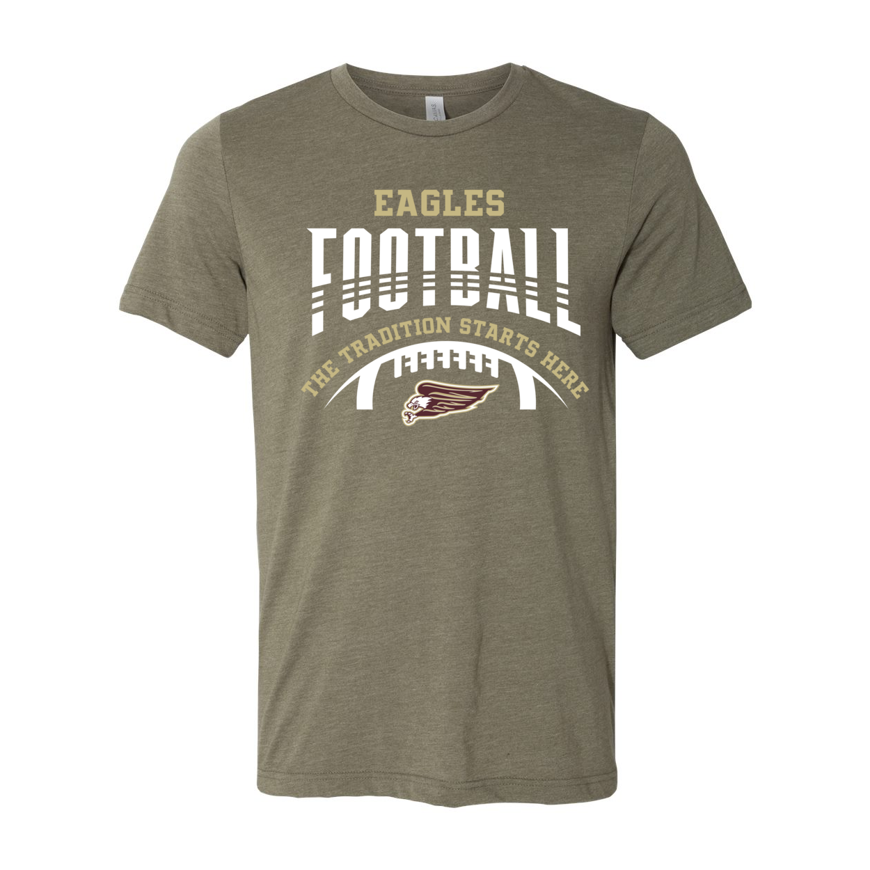 Adult Unisex Super Soft Tackle Football Tradition Short Sleeve Graphic Tee