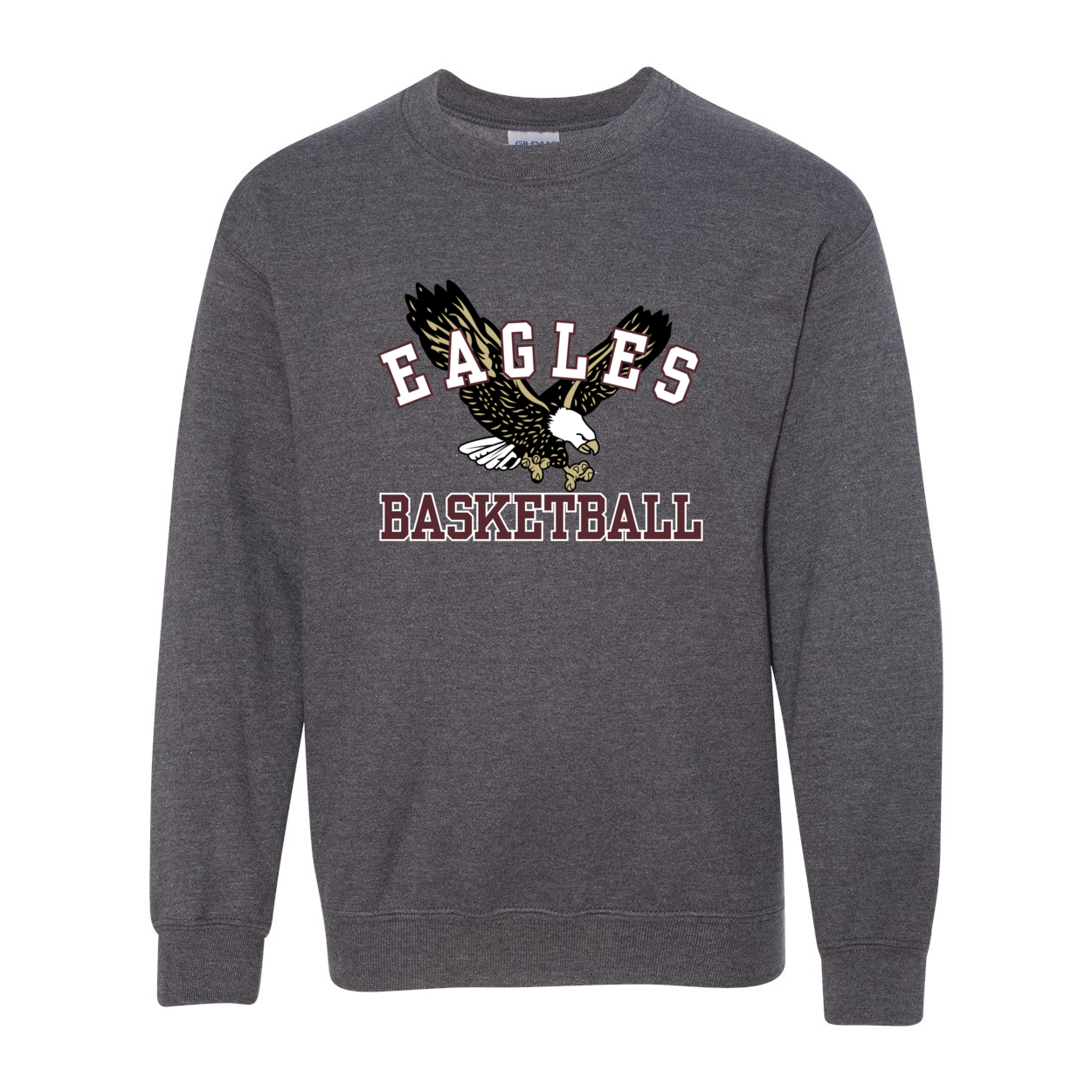 Youth Flying Basketball Eagle Sweatshirt