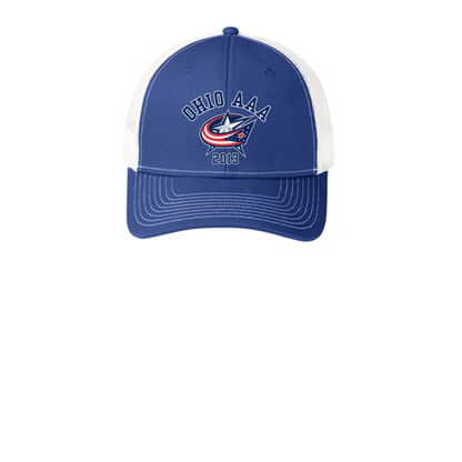 Adult Unisex Ohio AAA Blue Jackets Snapback Trucker Hat