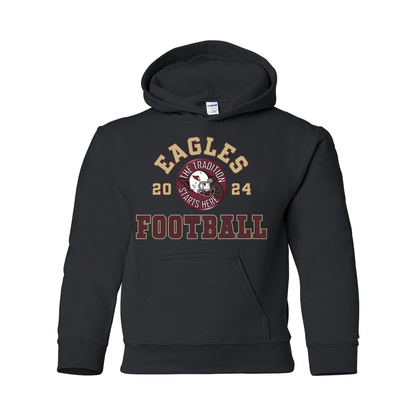 Youth Classic Eagles Tackle Football Graphic Hoodie