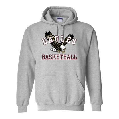 Adult Unisex Flying Eagle Basketball Graphic Hoodie