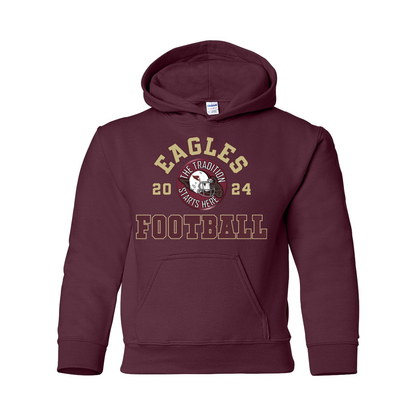 Youth Classic Eagles Tackle Football Graphic Hoodie