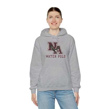 Adult Unisex New Albany  Water Polo Classic Maroon Logo Graphic Hoodie