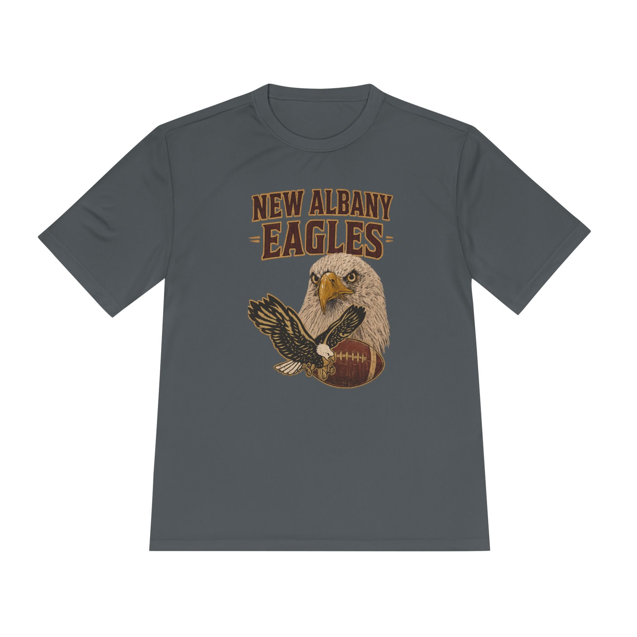 Adult Unisex New Albany Gridiron Eagle Graphic Sport-Tek Competitor Performance Tee