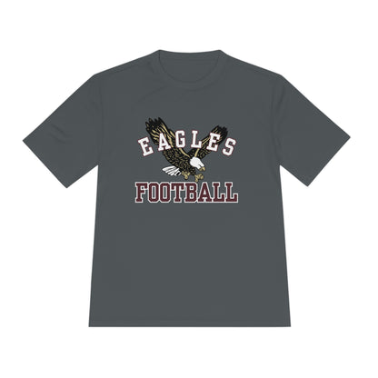 Adult Unisex Performance Flying Football Eagle Short Sleeve Graphic Tee