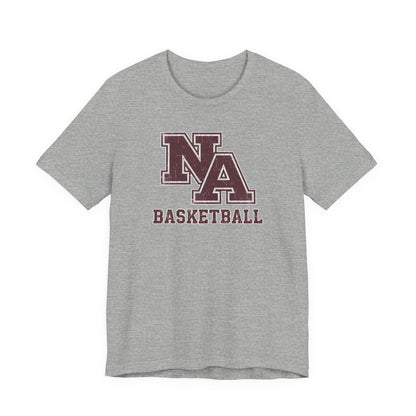 Adult Unisex New Albany Basketball Vintage Vibe Logo Graphic Short Sleeve Soft Tee