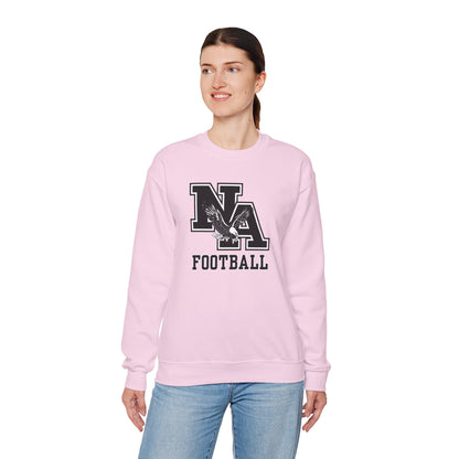 Adult Unisex Classic Logo Black Football Graphic Sweatshirt