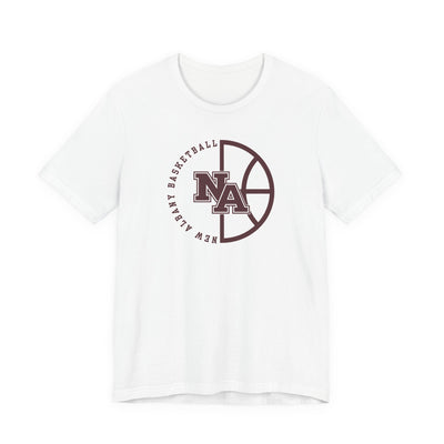 Adult Unisex New Albany Basketball Pick and Roll Graphic Short Sleeve Soft Tee